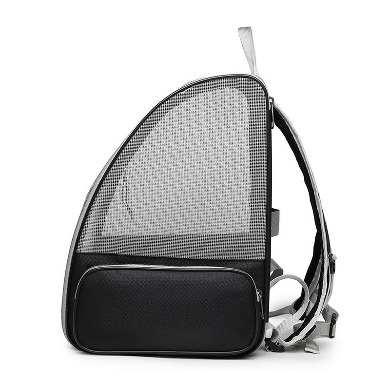 Rucsac de transport pentru animale de companie, pliabil, respirabil, pentru călătorie, cu capacitate în aer liber, geantă de umăr, câini, pisici, geantă portabilă de transport.