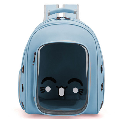 Caurspīdīgs mājdzīvnieku pārvadātājs mugursoma elpojošs kaķu ceļojumu kapsulas būris āra plecu soma suņu kaķu pārnēsājami mājdzīvnieku piederumi