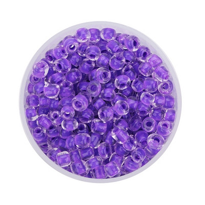 500 бр./лот Двуцветни прозрачни мъниста миюки сметало Колие Seedbeads евтини 4 мм стъклени мъниста завеси материал Бижута Находки