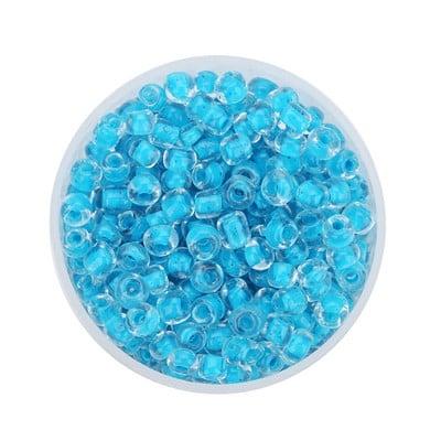 500 бр./лот Двуцветни прозрачни мъниста миюки сметало Колие Seedbeads евтини 4 мм стъклени мъниста завеси материал Бижута Находки