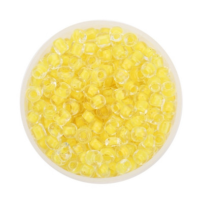 500 бр./лот Двуцветни прозрачни мъниста миюки сметало Колие Seedbeads евтини 4 мм стъклени мъниста завеси материал Бижута Находки