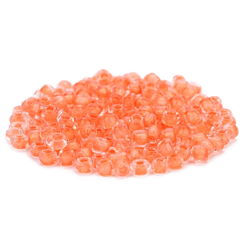 500 бр./лот Двуцветни прозрачни мъниста миюки сметало Колие Seedbeads евтини 4 мм стъклени мъниста завеси материал Бижута Находки