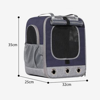 Μεταφορείς σακιδίων πλάτης κατοικίδιων ζώων Φορητή αναπνέουσα πτυσσόμενη τσάντα τσάντα μεταφοράς σκύλου γάτας Εξερχόμενη ταξιδιωτική τσάντα μεταφοράς κατοικίδιων ζώων Αξεσουάρ τσάντα μεταφοράς