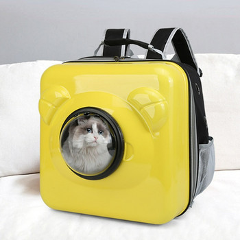 Κλουβί κατοικίδιων ζώων Φορητό σακίδιο μεταφοράς γάτας Space Tote Cart Cart Τσάντα μεταφοράς καροτσάκι σκυλιών αναπνεύσιμο μεγάλης χωρητικότητας