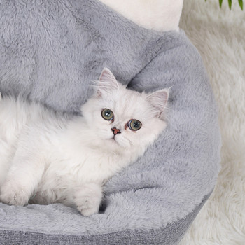 Hot Sell Σπίτι για γάτες βελούδινο καλάθι για κατοικίδια Χειμερινό ζεστό αυτί Μαξιλάρι γάτας Άνετη φωλιά υπνόσακου γάτας για ρείθρο γατών που πλένονται κρεβάτια για κατοικίδια