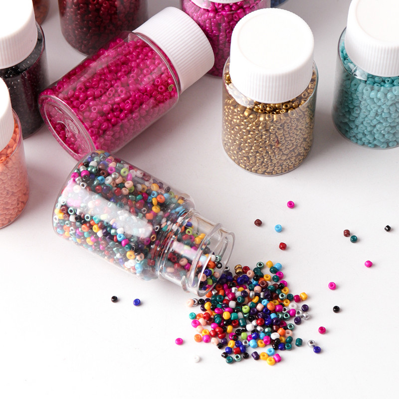 2000 бр./бутилка 2,5 mm малки стъклени мъниста Miyuki 22 цвята мъниста бижута материал за изработка на колие гривна бижута находки