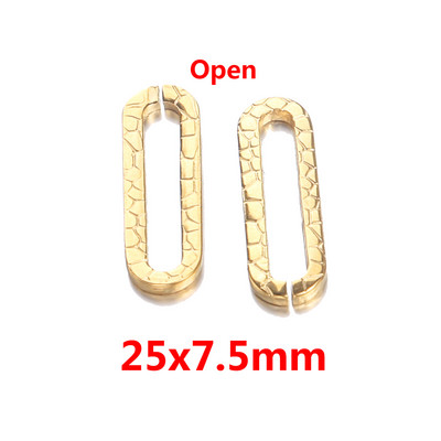 20 τεμ. Χρυσό ανοξείδωτο ατσάλι οβάλ γούρια με ανάγλυφο σκουλαρίκια Ευρήματα DIY Κοσμήματα Κατασκευή Χειροποίητα Αξεσουάρ Σύνδεσμοι βραχιολιών