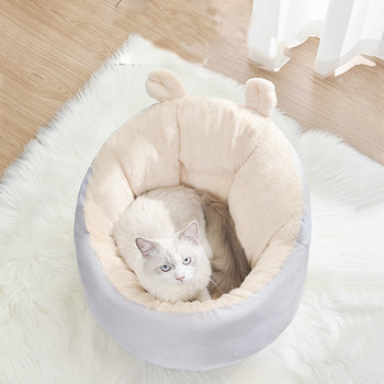 Σπίτι για γάτες για κατοικίδια για γάτες Κρεβάτι Ζεστό μικρό σκυλί Σπίτια ρείθρων PP Cotton Home Nest Kitten Κρεβάτια Sleep Mat Dog μαξιλάρι παραθύρου