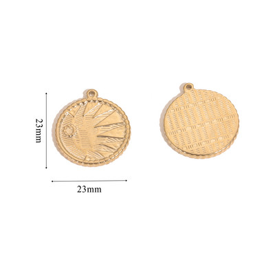 5db Rozsdamentes acél Arany Starfish Skull Demon Eye Medal Charm medálok barkács csatlakozókhoz Dangle Anklet nyaklánc ékszer készítés