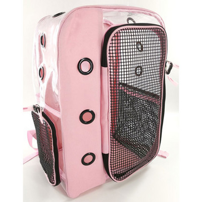 Naminių kačių nešioklė kuprinė, kvėpuojanti šuniuko kelioninė krepšys, skirtas mažam šuniui katinui, nešiojama pakuotė naminių gyvūnėlių reikmenims vežti