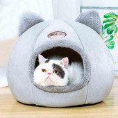 Nauja Gilus miego komfortas žiemą katės lova mažas kilimėlis krepšelis mažas šunų namelio gaminiai augintiniai palapinė jaukios urvų lovos patalpose cama gato