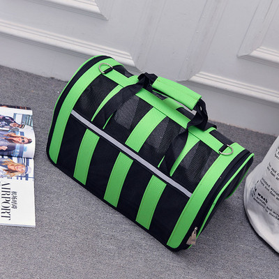 Naminių gyvūnėlių šuniukų nešiojimo krepšiai Transportavimo krepšiai katėms Nešiojami lauko kelionių narveliai Kvėpuojantis sulankstomas šunų kačių rankinė Rankinė per petį