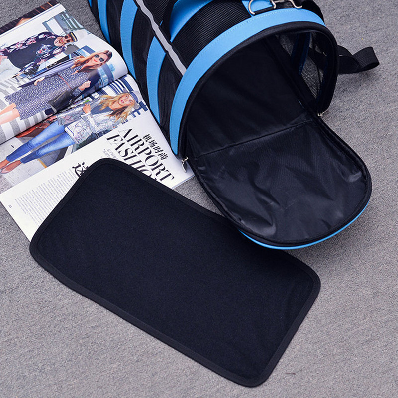 Naminių gyvūnėlių šuniukų nešiojimo krepšiai Transportavimo krepšiai katėms Nešiojami lauko kelionių narveliai Kvėpuojantis sulankstomas šunų kačių rankinė Rankinė per petį