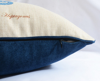 Μεσογειακό μαξιλάρι American Marine Series Μαξιλάρι για το σπίτι διακοσμητικό Μαξιλάρια Μαξιλαροθήκη λινό μαξιλάρι καναπέ