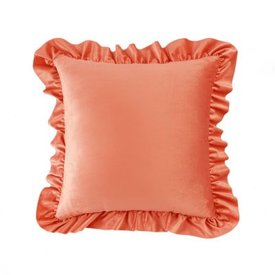 Modni moderni stil Ružičasto bijeli jastuci za bacanje 45*45 cm baršunasti šavovi 3D jastučić s krizantemama Jastuk oko struka Plava jastučnica