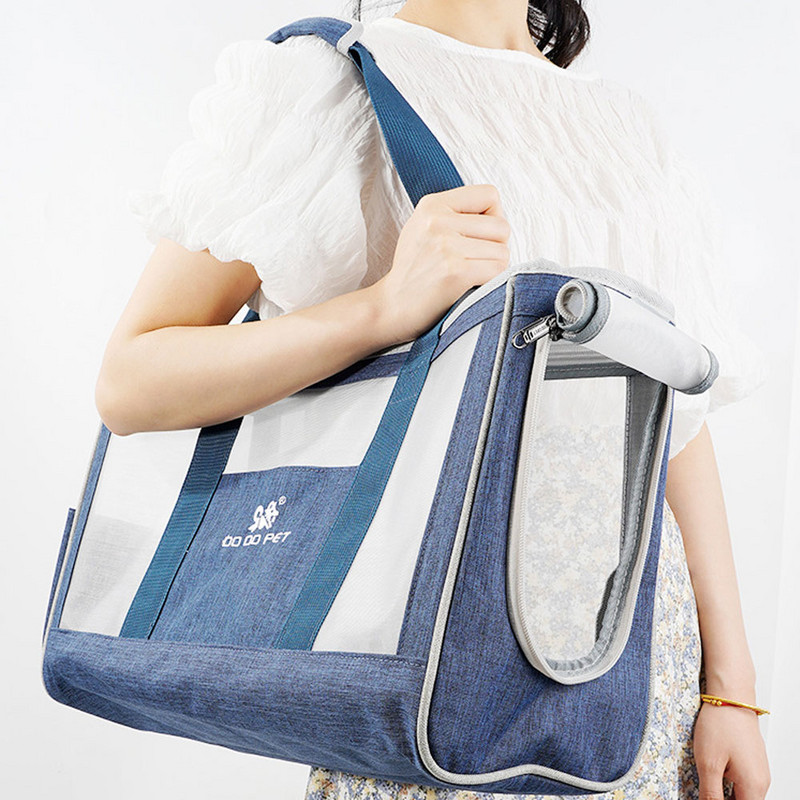 Nešiojamas kačių šunų nešioklų krepšys Kvėpuojantis tinklinis naminių gyvūnėlių šuniukų kelioninis krepšys Lauko pečių krepšys mažiems šunims Katėms Naminių gyvūnų reikmenys