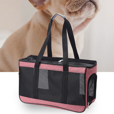 Nešiojamas šunų nešiojimo krepšys Kvėpuojantis augintinis katėms Šunims Transportavimo krepšiai Lauko naminių gyvūnėlių rankinė Kelioninis pečių krepšys šunų priedai