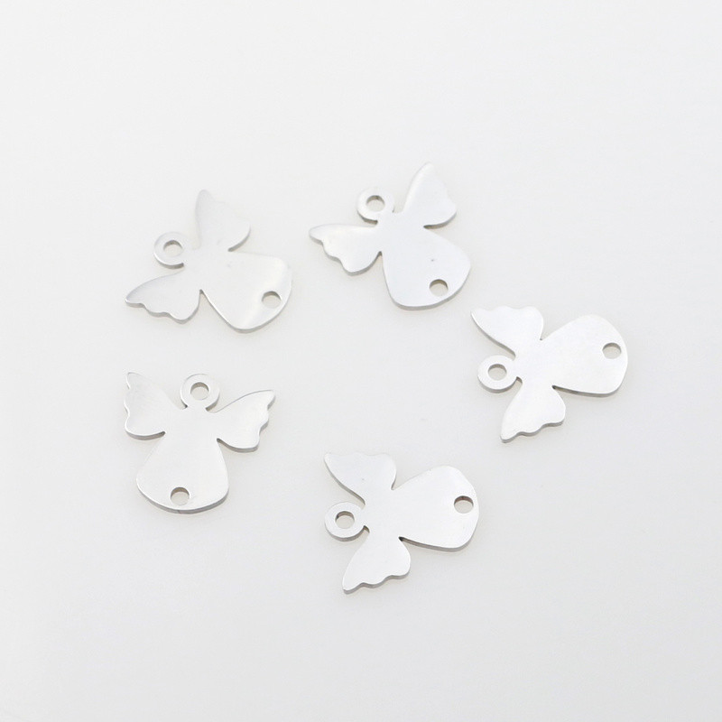 5 vnt./stal. Nerūdijančio plieno dengtas auksu angelas jungtys „pasidaryk pats“ apyrankės, apyrankės, žavesys, rankdarbiai papuošalai, amatų kūrimo radiniai