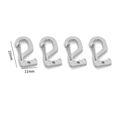 4 vnt nerūdijančio plieno prašmatni raidė 0-9 skaitmeninė sagtis spyruokliniai omarai užsegimai kabliukai jungtys karoliai "pasidaryk pats" papuošalų gamybos reikmenys