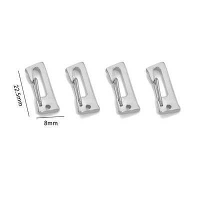 4 vnt nerūdijančio plieno prašmatni raidė 0-9 skaitmeninė sagtis spyruokliniai omarai užsegimai kabliukai jungtys karoliai "pasidaryk pats" papuošalų gamybos reikmenys