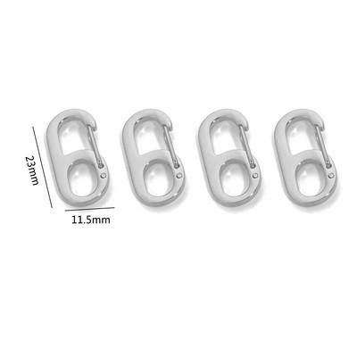 4 vnt nerūdijančio plieno prašmatni raidė 0-9 skaitmeninė sagtis spyruokliniai omarai užsegimai kabliukai jungtys karoliai "pasidaryk pats" papuošalų gamybos reikmenys