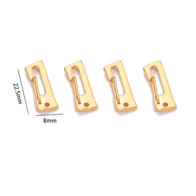 4 vnt nerūdijančio plieno prašmatni raidė 0-9 skaitmeninė sagtis spyruokliniai omarai užsegimai kabliukai jungtys karoliai "pasidaryk pats" papuošalų gamybos reikmenys