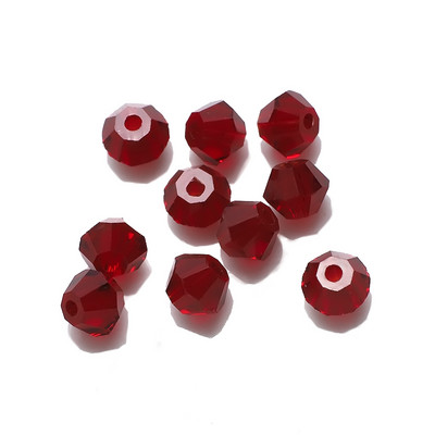 2 3 4 6 8 mm stiklo krištoliniai bikoniniai karoliukai, juodi laisvi tarpikliai, briaunoti karoliukai, skirti moteriškam „pasidaryk pats“ papuošalų siuvinėjimo priedai