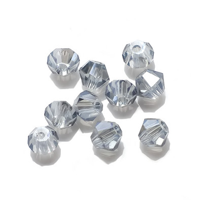 2 3 4 6 8 mm stiklo krištoliniai bikoniniai karoliukai, juodi laisvi tarpikliai, briaunoti karoliukai, skirti moteriškam „pasidaryk pats“ papuošalų siuvinėjimo priedai