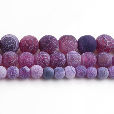 Natūralūs spalvingi šalčio įtrūkę agatai akmuo Matinis svajonių ugnies drakonas, oniksas, laisvas tarpinis karoliukas papuošalams. Apyrankė „pasidaryk pats“