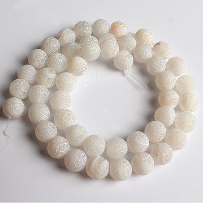 Natūralūs spalvingi šalčio įtrūkę agatai akmuo Matinis svajonių ugnies drakonas, oniksas, laisvas tarpinis karoliukas papuošalams. Apyrankė „pasidaryk pats“