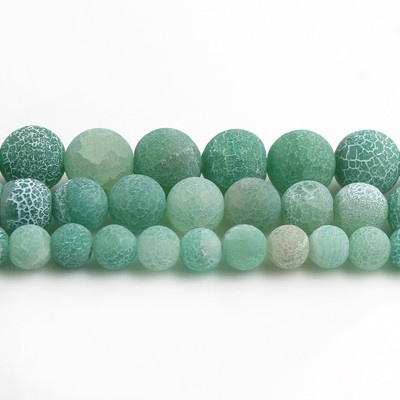 Natūralūs spalvingi šalčio įtrūkę agatai akmuo Matinis svajonių ugnies drakonas, oniksas, laisvas tarpinis karoliukas papuošalams. Apyrankė „pasidaryk pats“