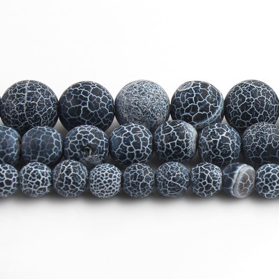 Natūralūs spalvingi šalčio įtrūkę agatai akmuo Matinis svajonių ugnies drakonas, oniksas, laisvas tarpinis karoliukas papuošalams. Apyrankė „pasidaryk pats“