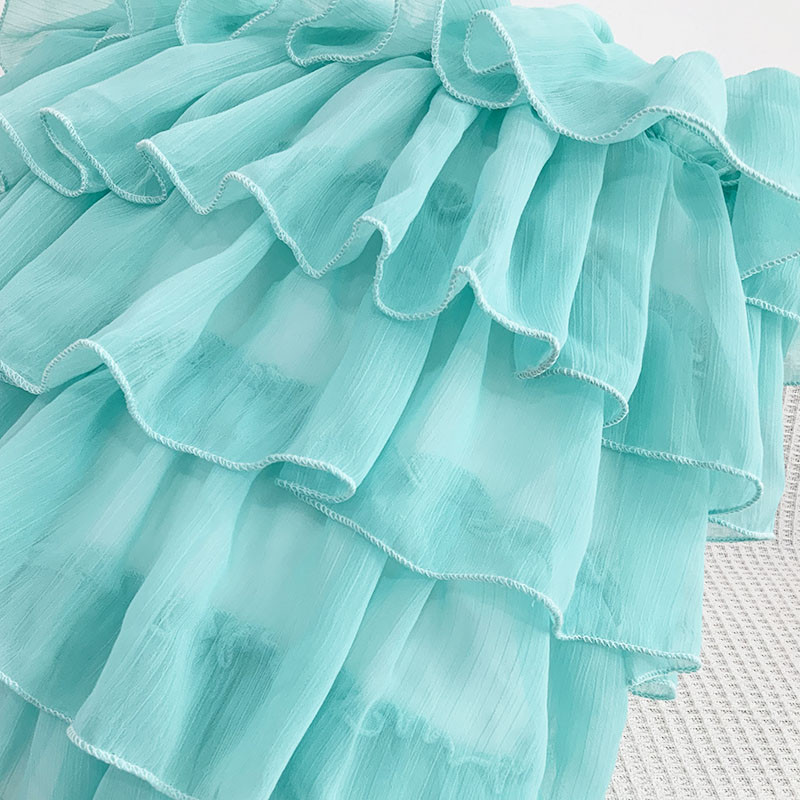 Prabangus šifono pyrago sijono pagalvės užvalkalas madingi saldainiai, solidūs nauji lotoso lapų sofos užtrauktukai pagalvėlės dekoratyvinis užvalkalas svetainei