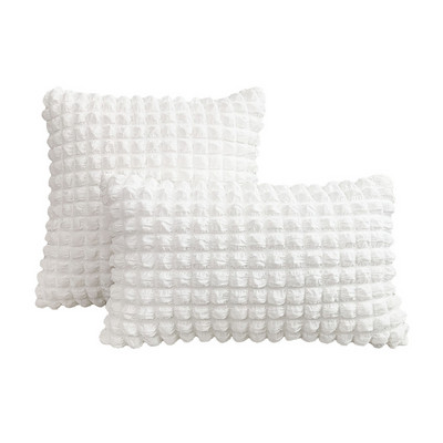 Krémes Puff párnahuzat Dekoráció Egyszerű párnahuzat 45x45/30x50cm Fresh Lake Blue Otthoni kanapé párnahuzatok Soft Pillowslip