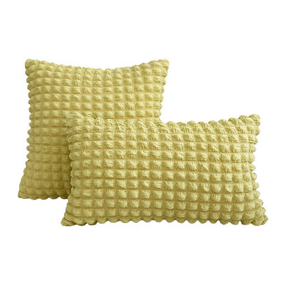 Krémes Puff párnahuzat Dekoráció Egyszerű párnahuzat 45x45/30x50cm Fresh Lake Blue Otthoni kanapé párnahuzatok Soft Pillowslip