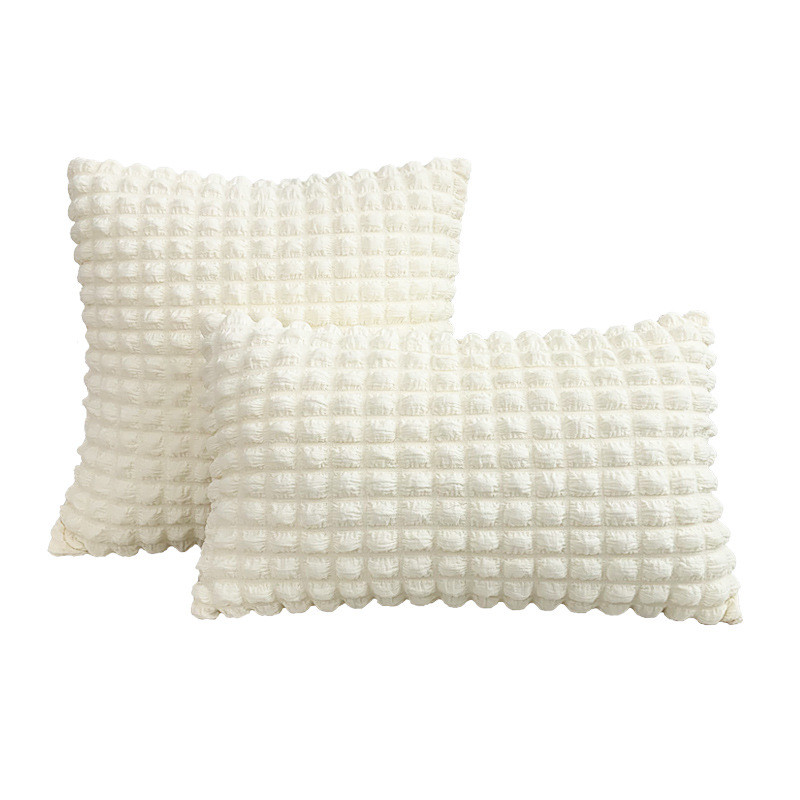 Krémes Puff párnahuzat Dekoráció Egyszerű párnahuzat 45x45/30x50cm Fresh Lake Blue Otthoni kanapé párnahuzatok Soft Pillowslip