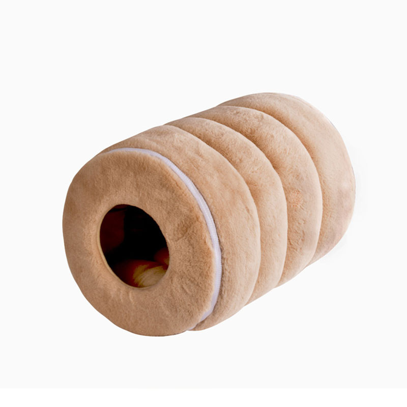 Creative kassivoodi ümmargune eemaldatav kate Pesupesu Cat House sametsoe lemmikloomaliiv nüüd 2022. aasta lemmikloomavoodiks kassidele