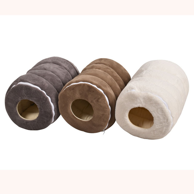 Creative kassivoodi ümmargune eemaldatav kate Pesupesu Cat House sametsoe lemmikloomaliiv nüüd 2022. aasta lemmikloomavoodiks kassidele