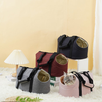 Τσάντα κατοικίδιων ζώων Πολυλειτουργικό ταξίδι που αναπνέει Τσάντα ώμου για ταξίδια κατοικίδιων Η εσωτερική ασφάλεια πόρπης είναι ασφαλής και ανθεκτική