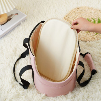 Дамска чанта за домашни любимци Мултифункционална дишаща чанта за през рамо за пътуване с домашни любимци Застраховката с вътрешна катарама е безопасна и издръжлива