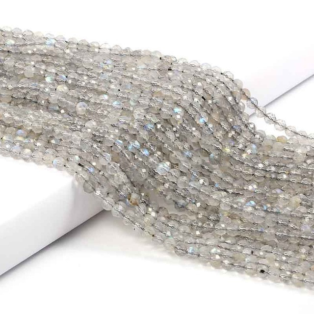 Mărgele mici Mărgele din piatră naturală Terahertz 2mm 3mm 4mm Secțiunea margele libere pentru realizarea de bijuterii Colier Brățări DIY