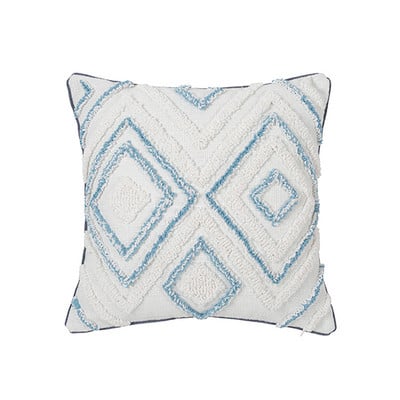 Új kék geometrikus bojtos párnahuzat hosszú derekú párnahuzattal hálószoba kanapé dupla párna baba párnák aranyos párna 30x100cm
