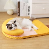Kivehető macskaágy jeges selyem szövet, harapásálló, lélegző, hűsítő kisállat Matnow 2022-es kiegészítőkhöz Para Gatos
