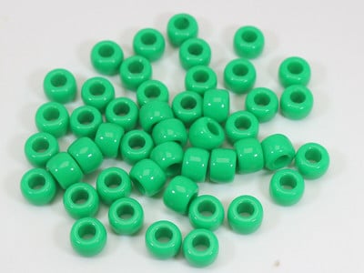 200 de margele acrilice de ponei 9X6mm diferite culori pentru copii Craft brățară Kandi