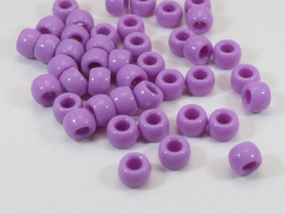 200 de margele acrilice de ponei 9X6mm diferite culori pentru copii Craft brățară Kandi