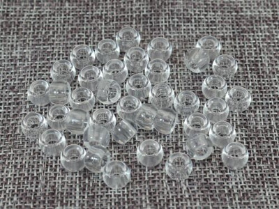 200 de margele acrilice de ponei 9X6mm diferite culori pentru copii Craft brățară Kandi