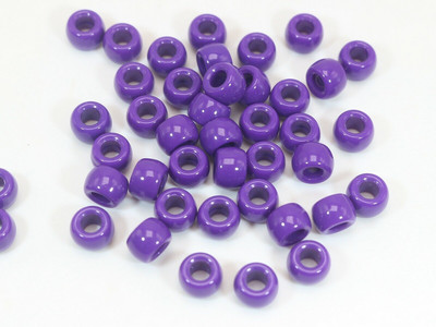 200 de margele acrilice de ponei 9X6mm diferite culori pentru copii Craft brățară Kandi