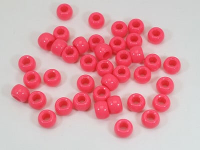 200 de margele acrilice de ponei 9X6mm diferite culori pentru copii Craft brățară Kandi