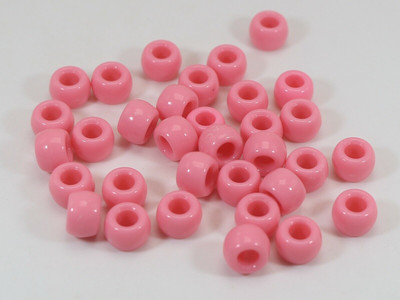 200 de margele acrilice de ponei 9X6mm diferite culori pentru copii Craft brățară Kandi