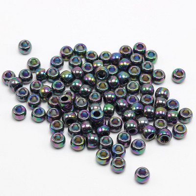 200 de margele acrilice de ponei 9X6mm diferite culori pentru copii Craft brățară Kandi